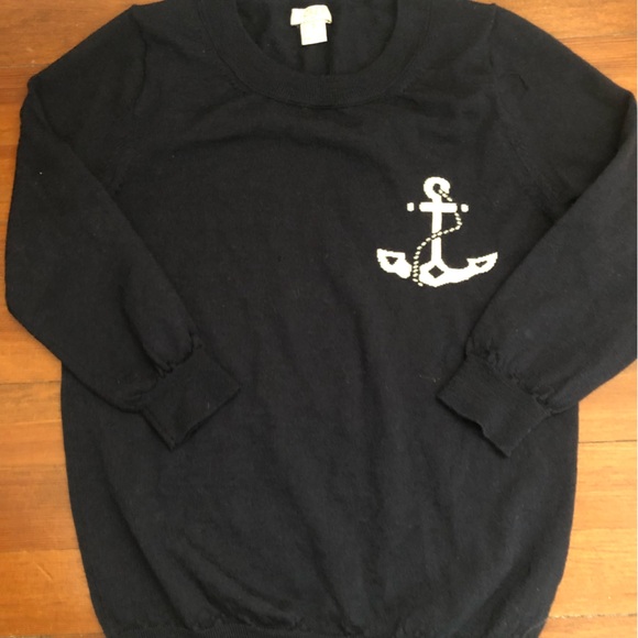 jcrew merino wool anchor sweater - Picture 2 of 2